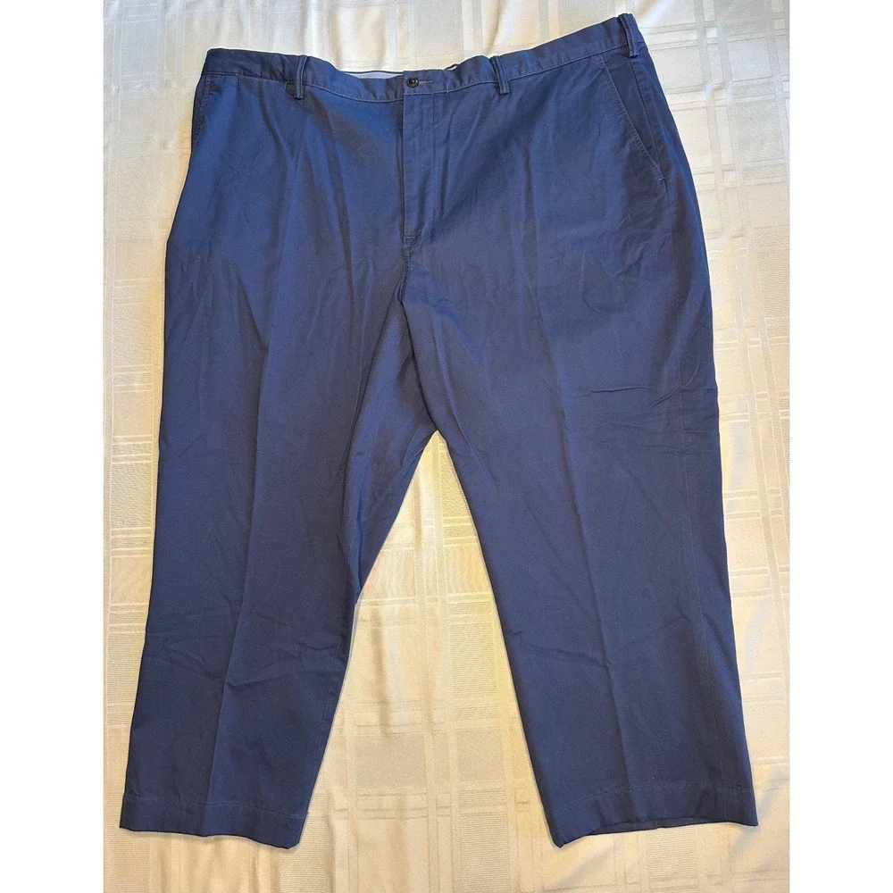Polo Ralph Lauren Pants Mens 46B x 25 Navy Blue Classic Fit Chino Trousers
